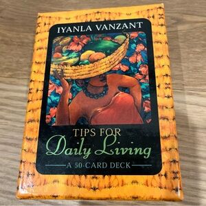 Iyanla Vanzant Tips for Daily Living Card Deck self help self development NEW